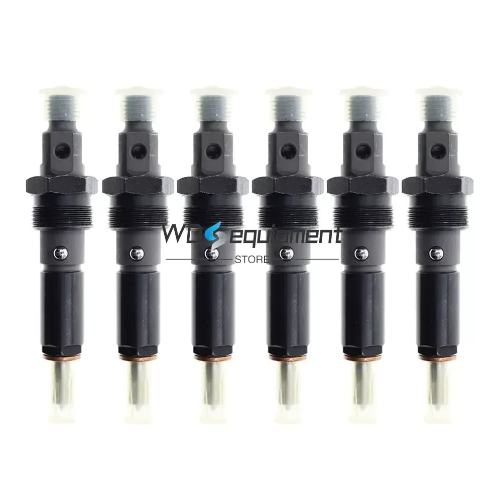 6Pcs Fuel Injector W/Ring Kit 3283562 for Cummins 4BT 3.9L 6BTA 3.4L 6BT 5.9L 6B 6CT KDAL59P6 Engine