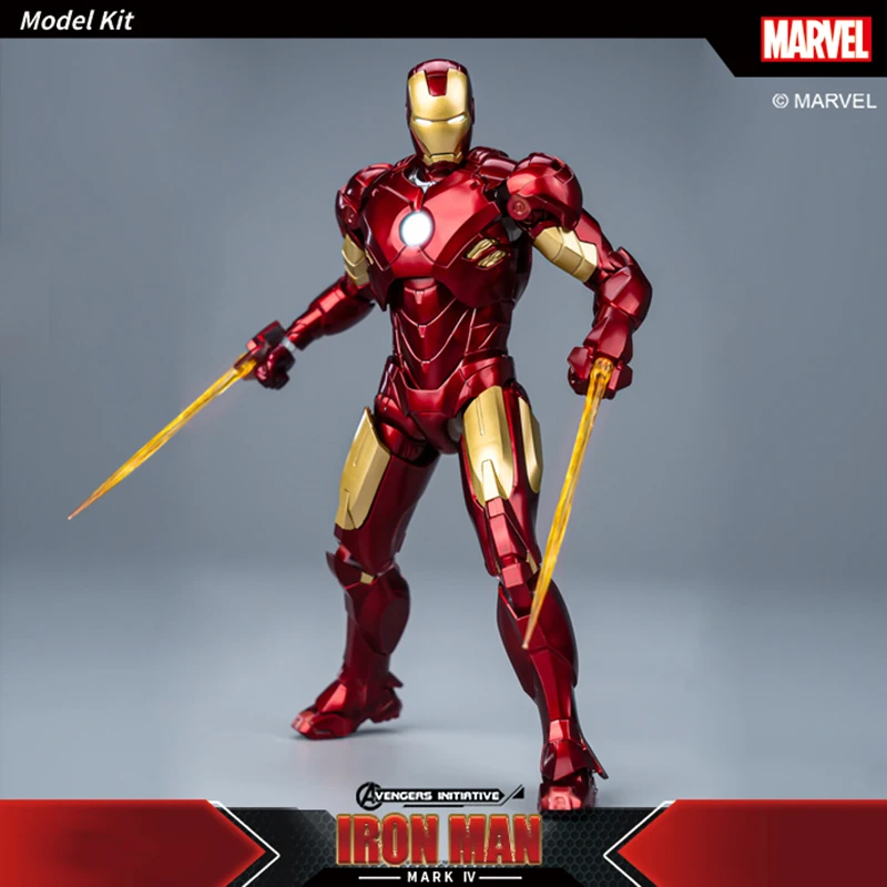 Fondjoy The Avengers Iron Man MK4 Assemble Toy Iron Man Model 15cm ABS Material 1/12 Scale Action Figures Toy Birthday Gifts Boy