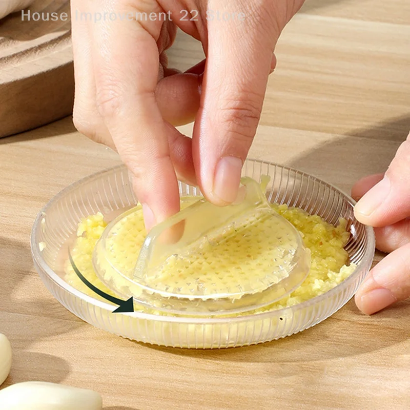 Miniature Manual Garlic Grinder Grater For Onions Easy Operate Vegetable Mincer Masher Camping Cooking Accessory