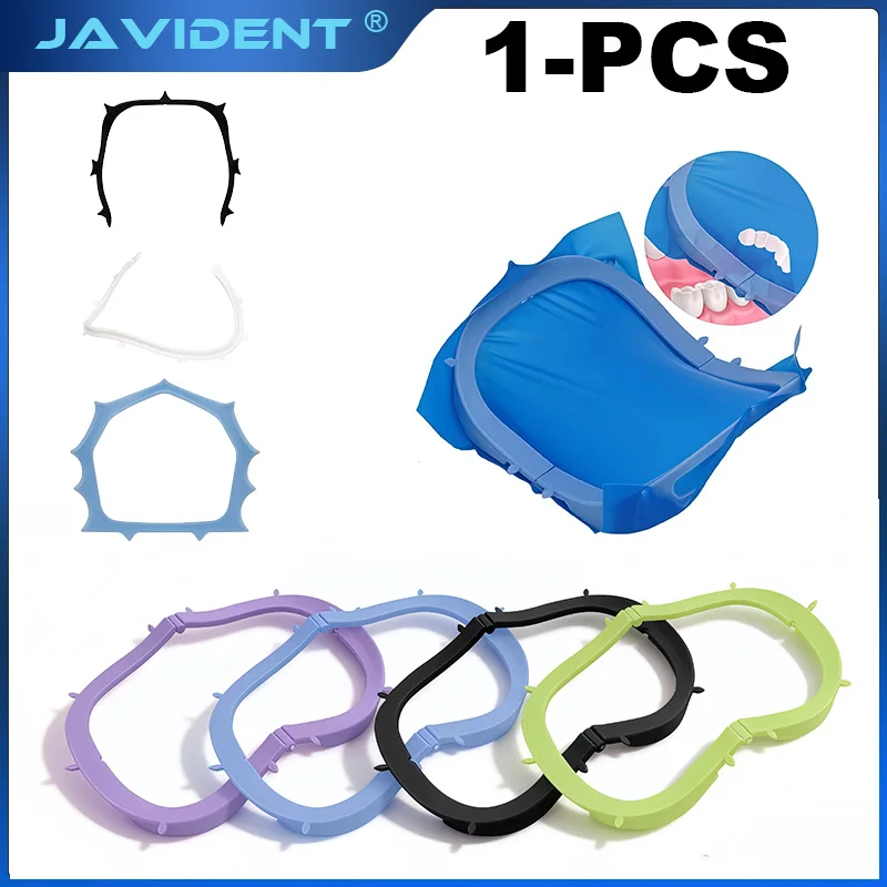 JAVIDENT 1Pcs Dental Foldable Frame Plastic Rubber Dam Sheets Bracket For Dental Operation 134℃ Oral Barrier Tools