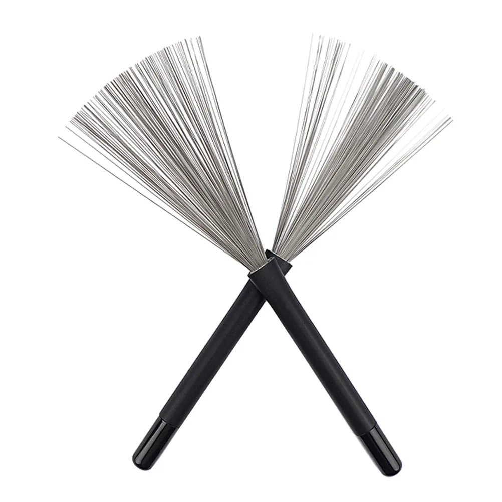 

Wire Drum Brush Jazz Special Retractable Telescopic Steel Stick Stainless Percussion For Drums