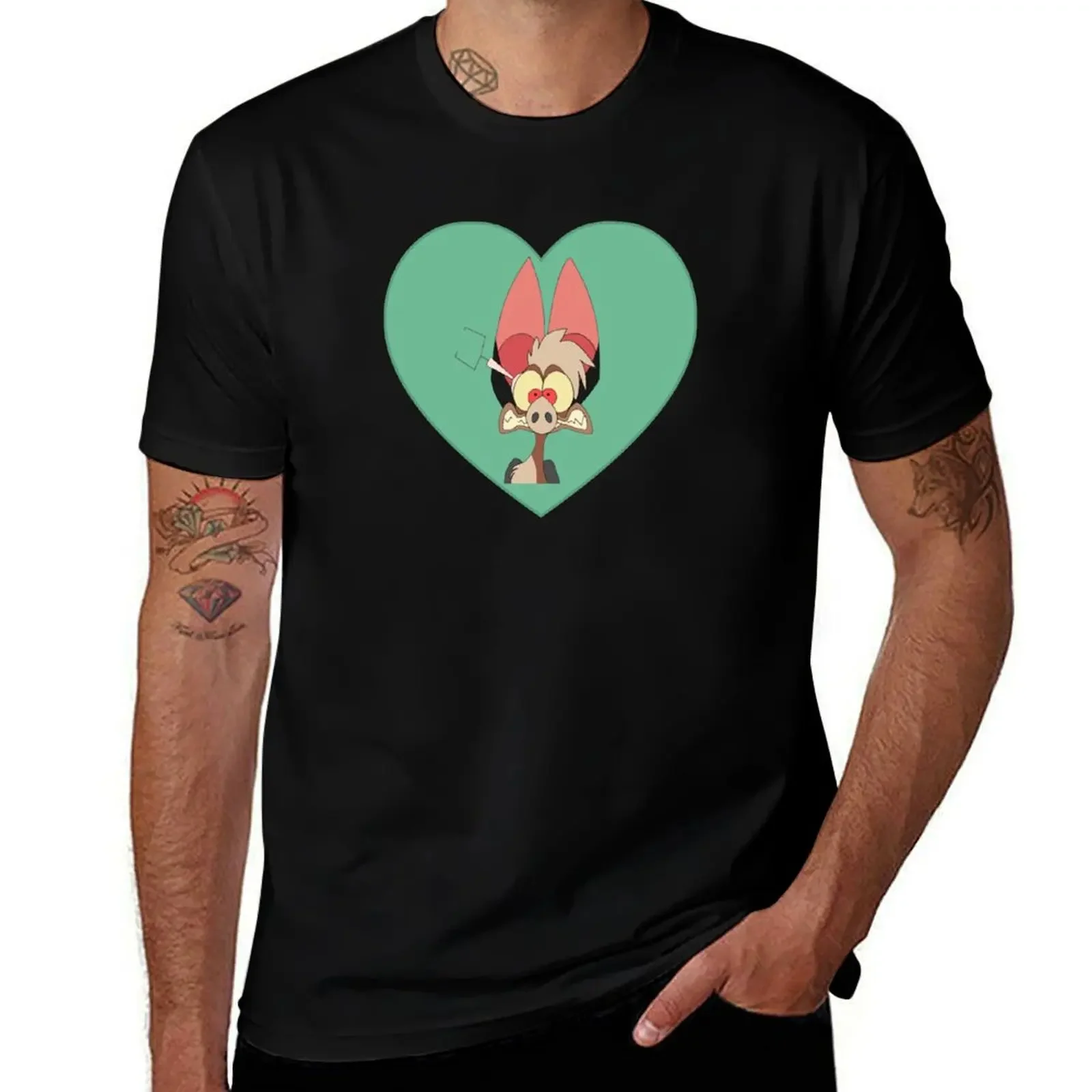 

I Love Batty Heart Fern Gully T-Shirt T-shirts oversize designer shirts Anime t-shirt mens designer clothes