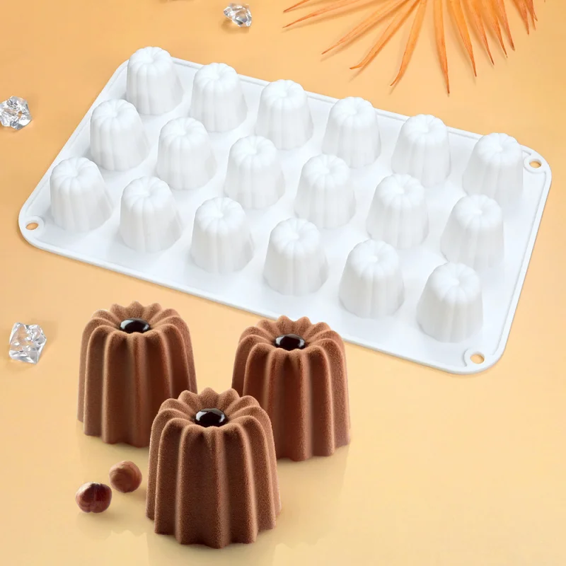 18Even Mini Collie French Mousse Model Angel Bell Silicone Chocolate Mold Cake Baking Tools