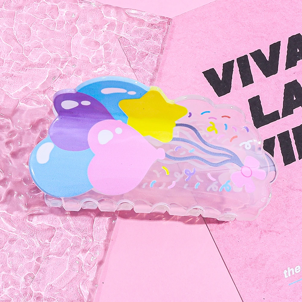 مخالب شعر أكريليك لطيفة "كوكو" من ديزني، ملحقات شعر متعددة الوظائف، مخالب شعر #4