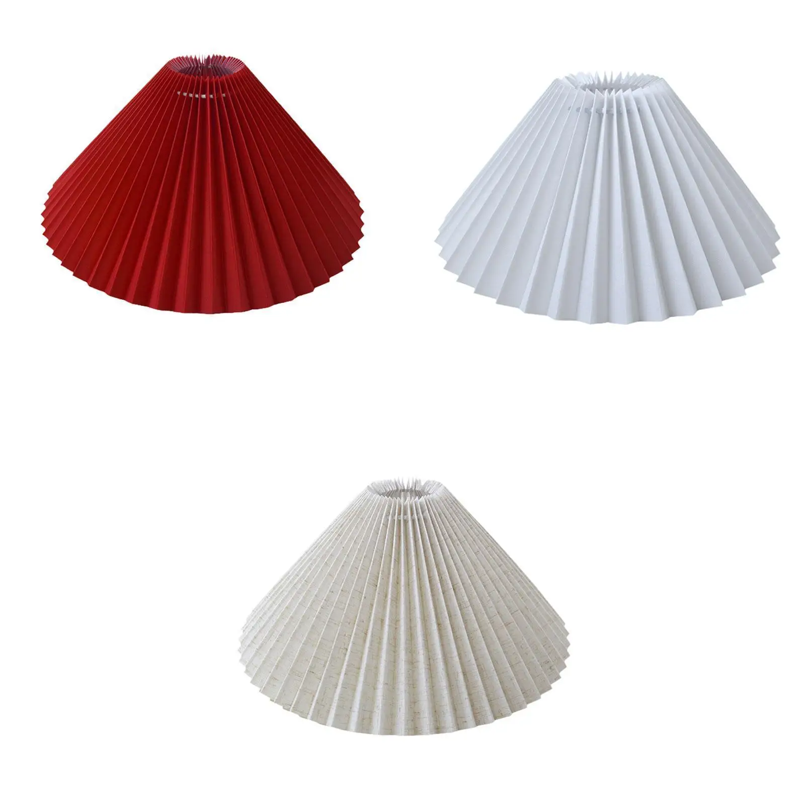 Pleated Lamp Shade Replacement Easy Assembly Lighting Fixtures Simple Ceiling