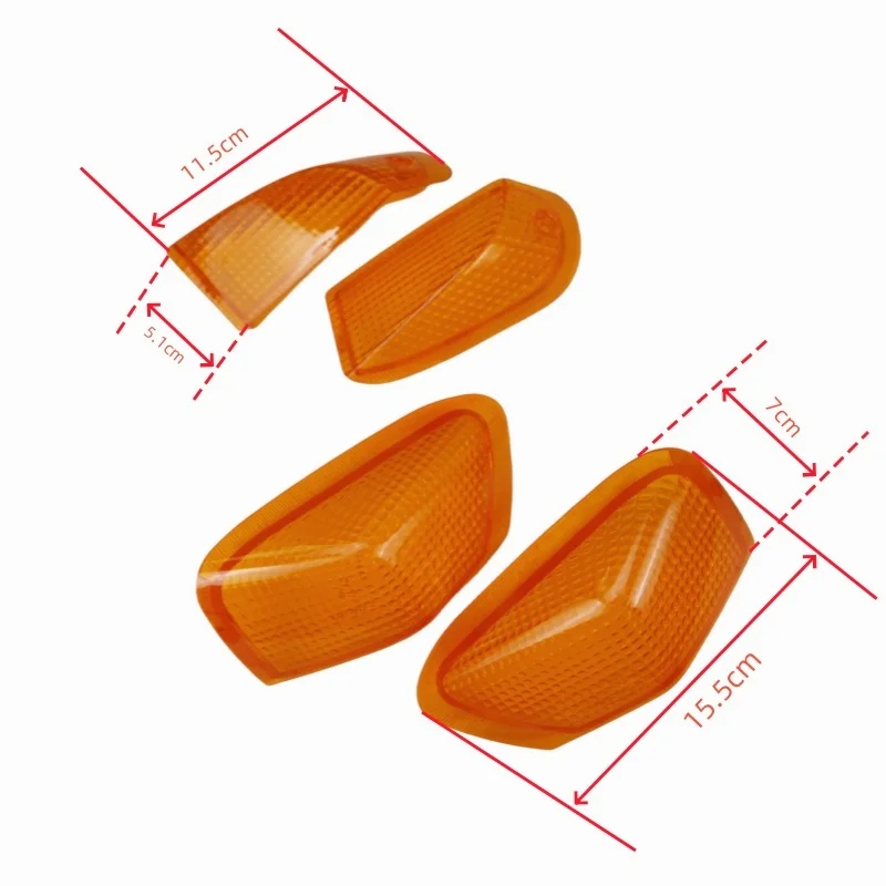 Motorcycle  Front&Rear Turn Lamp Lens For KAWASAKI ZZR400 ZZR500 ZZR600 ZX6 1990-1993 view 2