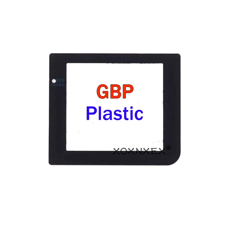 XOXNXEX 1pcs Plastic Lens for GB/GBA/GBC/GBP/GBA SP/GBL Screen Lens for Gameboy Color Lens Protector W/ Adhensiveparts