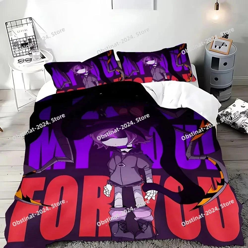 

M-Murder-Drones Bedding Set Printed Bed Set Duvet Cover Sheet Pillowcase Soft Quilt Cover Full Queen King Size Large Size Gift