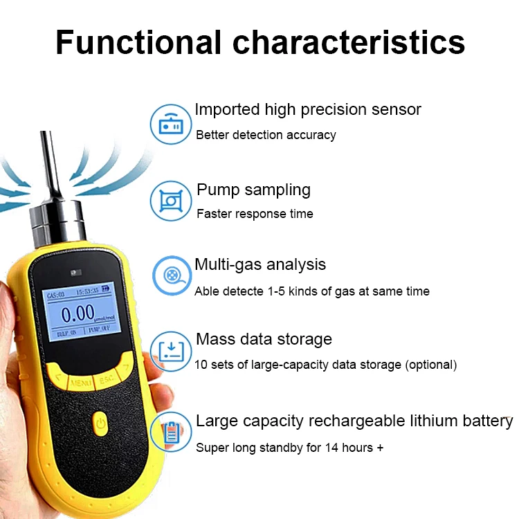 High Quality Portable Helium Leak Detector SKZ1050-He Gas Purity Analyzer Concentration Alarm Unit