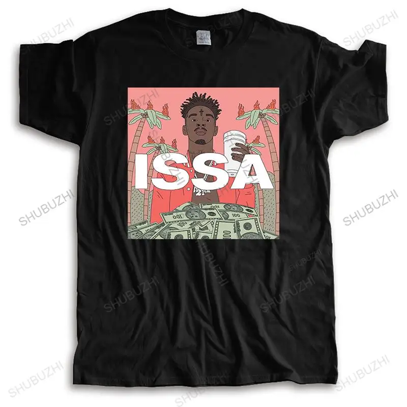 21 Savage Issa Album brand T-shirt Print T Shirt Harajuku Korte mouw Mannen Top TShirts Mannen Korte Mouw Nieuwe Mode zomer