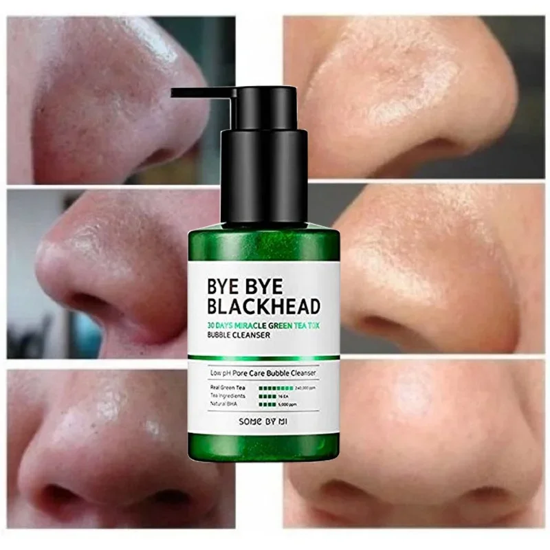 30 Day Revitalizing Green Tea Cleanser Miracle Blackhead Cleanser Deep Clean Pores Oil Control Exfoliation Moisturizing Skincare