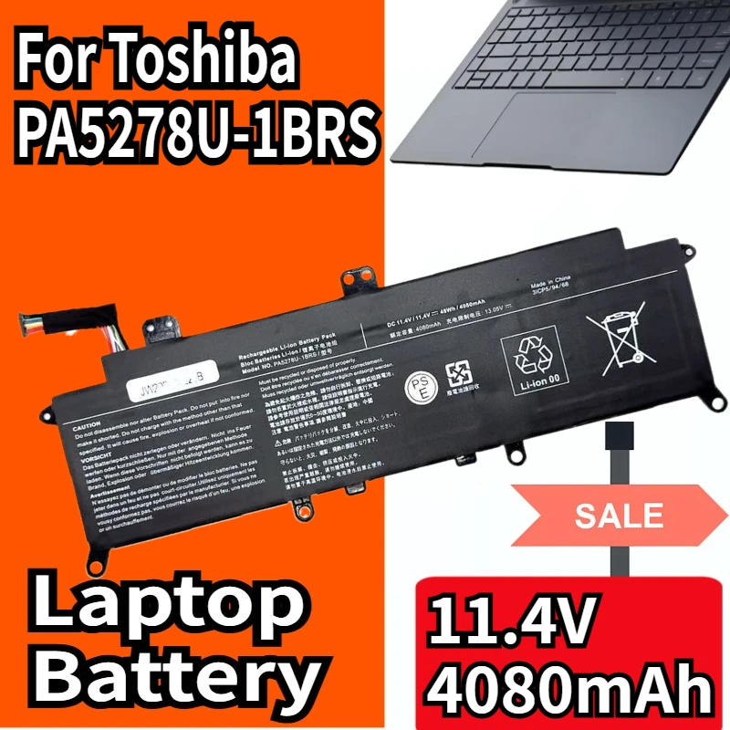 New PA5278U-1BRS Battery for Toshiba Portégé X30-D-123 X30-E X30-F Tecra X40-D-14M X40-D-11F X40-D-145
