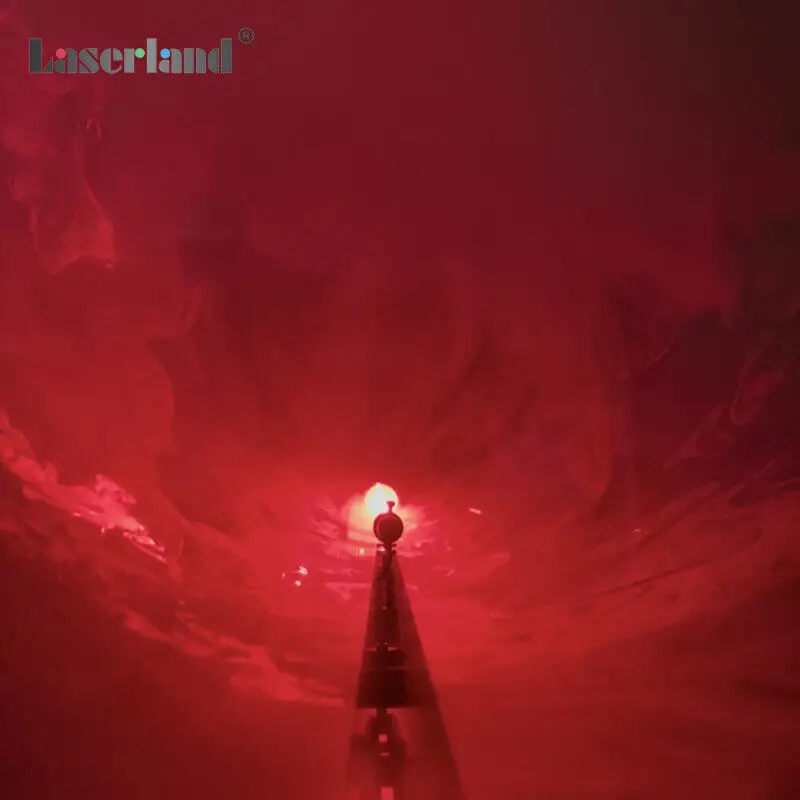 هالوين الأحمر الليزر فورتكس نفق تأثير الضباب آلة الروح مخيف المحفظة الدعامة