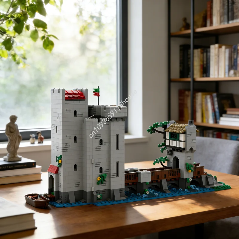 ตัวต่อ MOC ชุดสร้างหอคอยปราสาทป่า 2002 ชิ้น ของเล่นตัวต่อสถาปัตยกรรม DIY ไอเดียของขวัญคริสต์มาส เสริมสร้างการเรียนรู้และความคิดสร้างสรรค์