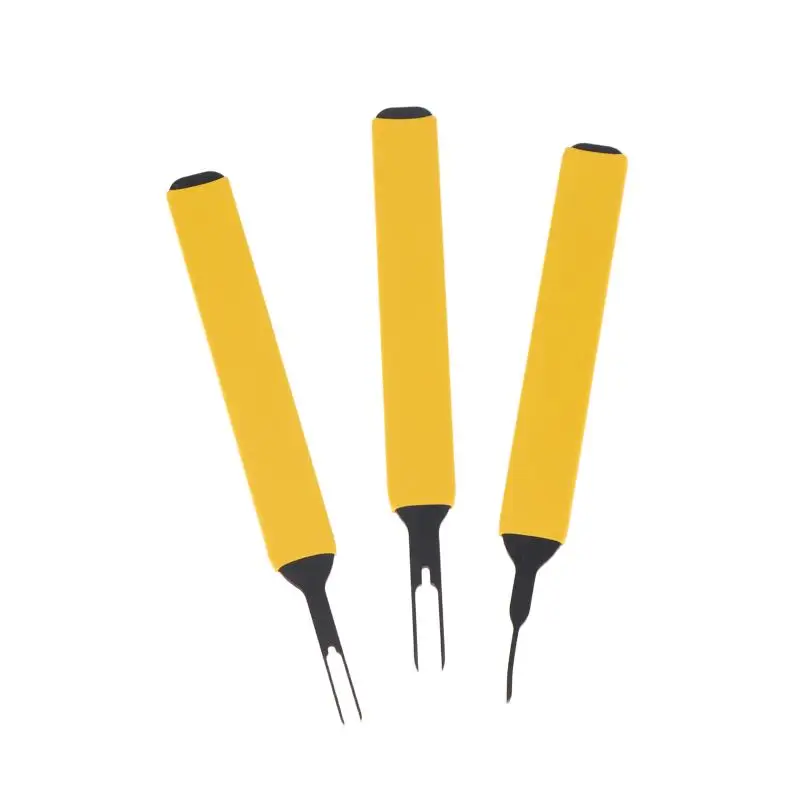 

Car Wire Harness Terminal Pin Removal Tool 1/3Pcs Plug Extractor Drawer Wire Takeup Device Professional Automotive Repair Tool