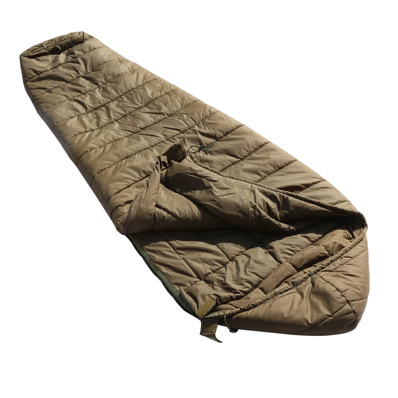 

Olive Green Portable Hiking Mummy Sleeping Bag For Hunting