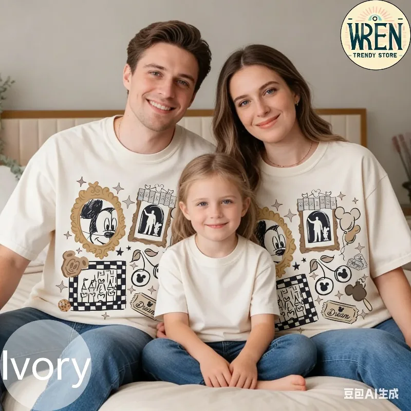 

2026 Retro Coquette Bows Mickey and Minnie Shirt World Shirt Disney Girls Trip Shirts WDW Magic Kingdom Comfortable Y2k moto