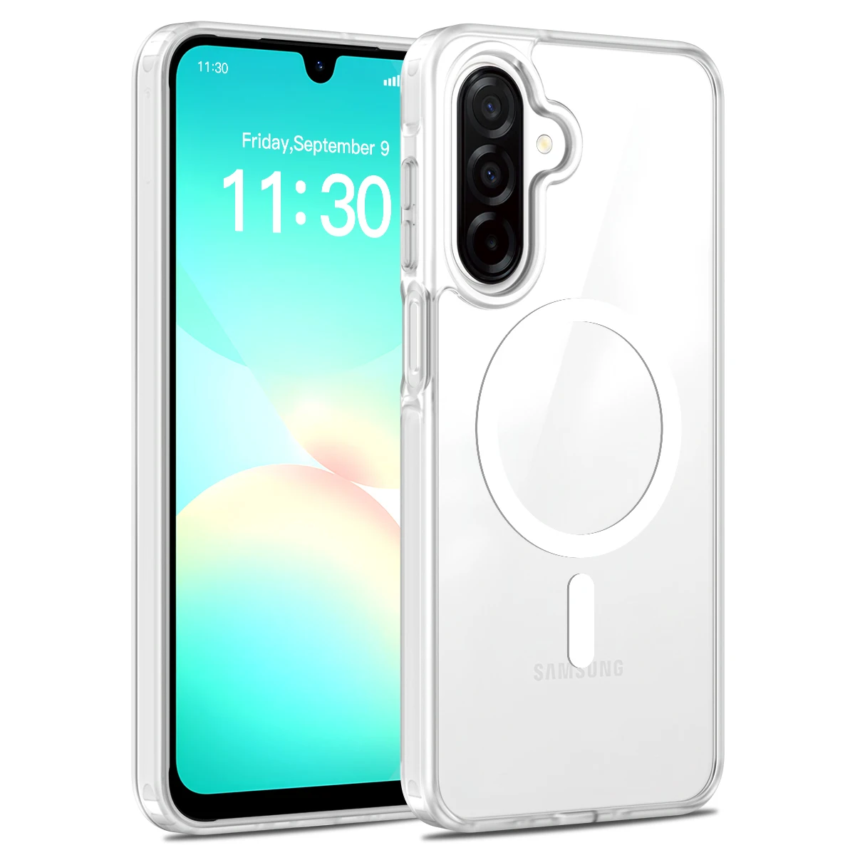 Für Galaxy A17 5G Matte Magnetische Hülle, Kompatibel mit MagSafe, Fallschutz, Schlanke Durchsichtige Abdeckung für Samsung Galaxy A16, A26 – Detail 2