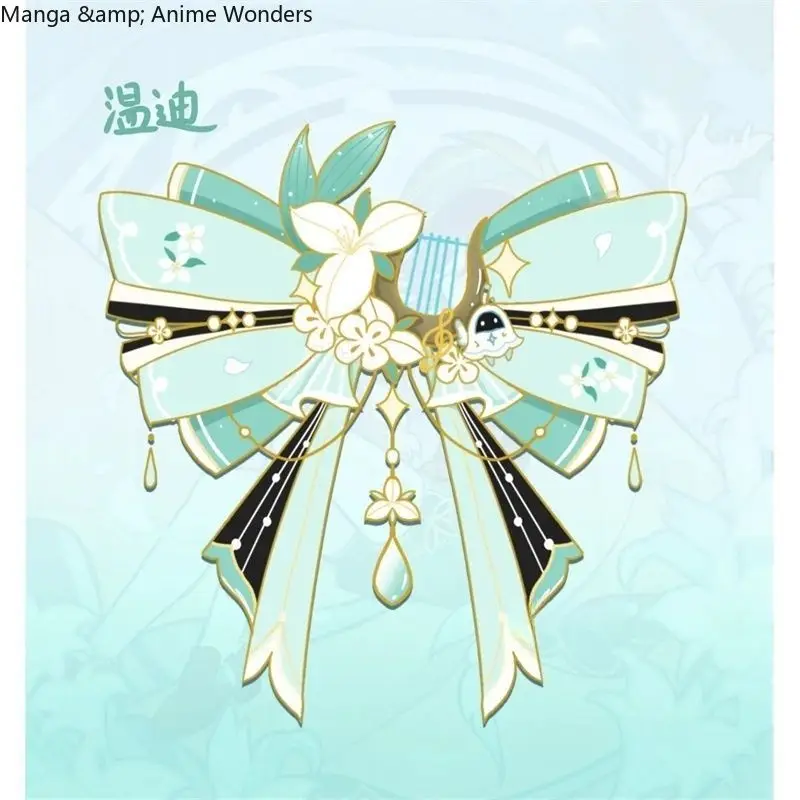 

Game Genshin Impact Venti Bow Elements Badge Creative Personality Versatile Exquisite Luxury Badge Accessories Cosplay Gift