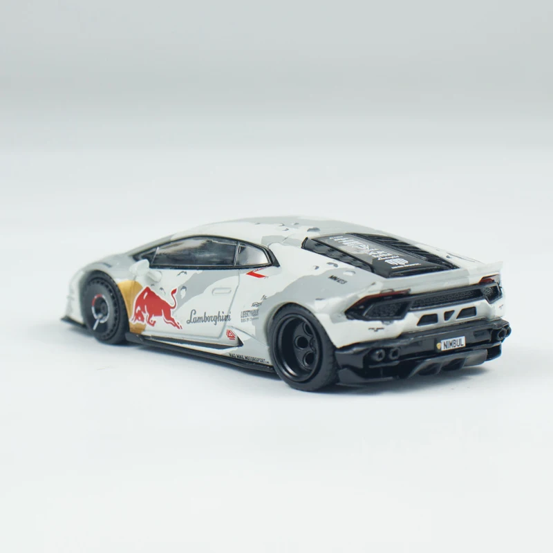 مينيجت 1:64 لامبورغيني هوراكان LB ★ يعمل الإصدار. 2 سيارة Mad Mike NIMBUL MGT مصنوعة من خليط معدني موديل 967