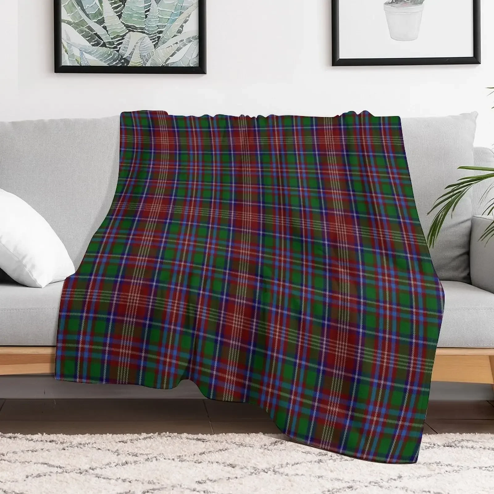 Ritchie Tartan Throw Blanket for winter Comforter Luxury Throw Camping Blankets