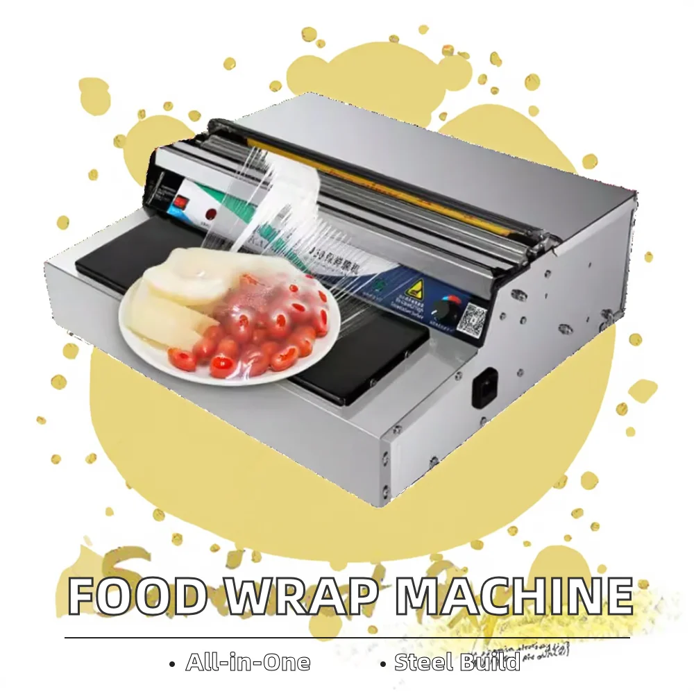 Commercial Fresh Fruit and Vegetable Plastic Wrapper Sealing Machine Commercial Food Wrap Plastic Packaging Wrapping Machines