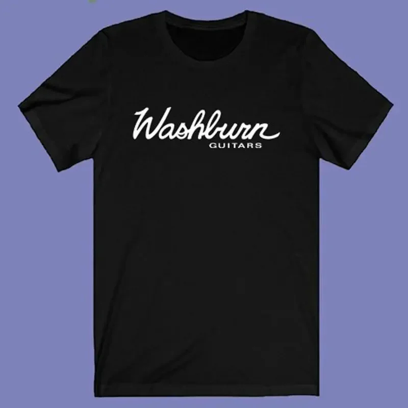Camiseta negra para hombre de Washburn Guitar Company, talla S 3XL
