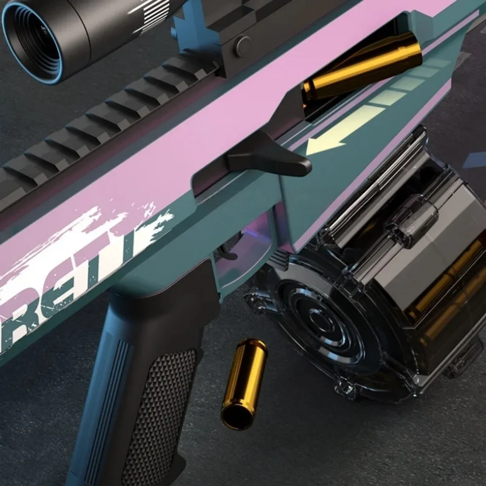 Full Automatic Barrett Safety Soft-Bullet Can Be Fired Toy Gun Outdoor CS Shooting Games Toy Sniper Rifle Model Christmas Gift