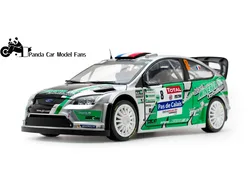 SunStar simulation alloy model car 1:18 WRC Ford Focus RS Dutukai Rally Ornament Memorial Furniture Decoration