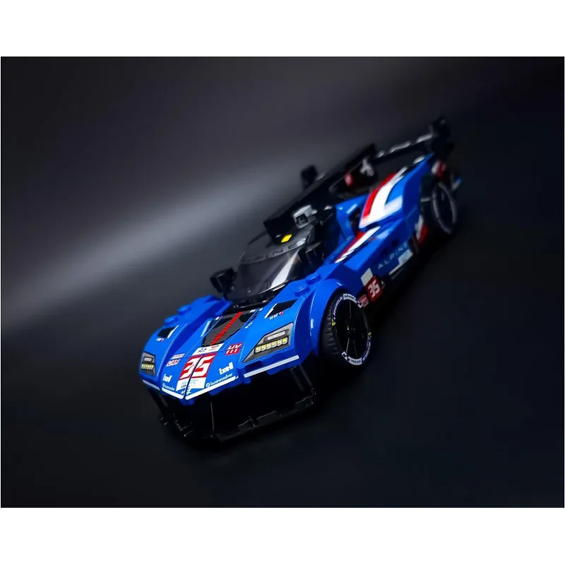 MOC-239274 New A424 City Sports Racing Car Building Block Model,300 Parts, Boys' and Children's Birthday Building Block Toy Gift