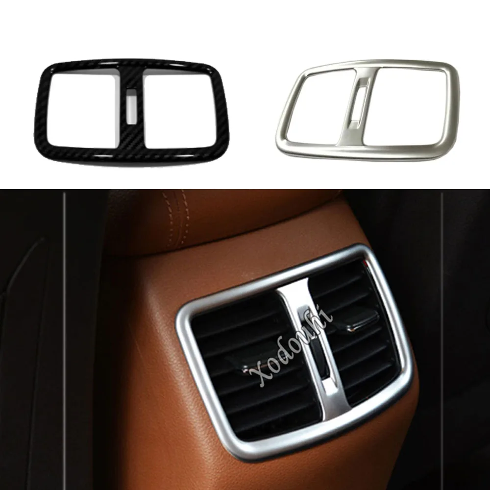 

For Hyundai Tucson 2015 2016 2017 2018 Car Styling Body ABS Plastic Garnish Cover Trim Rear Air Conditioning Outlet Vent Hood