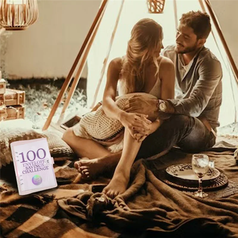 تحدي اليوم VO-100، مجلد توفير المال، 100 ظرف، تحدي توفير المال: مخطط ميزانية ممتع وسهل متين