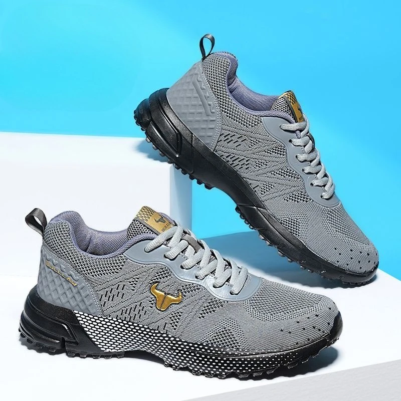 

2026 New Trend Hiking Shoes For Men Breathable Mountain Hiking Shoes Men Non-Slip Climbing Shoe Man Wearable Sport Shoe Mans