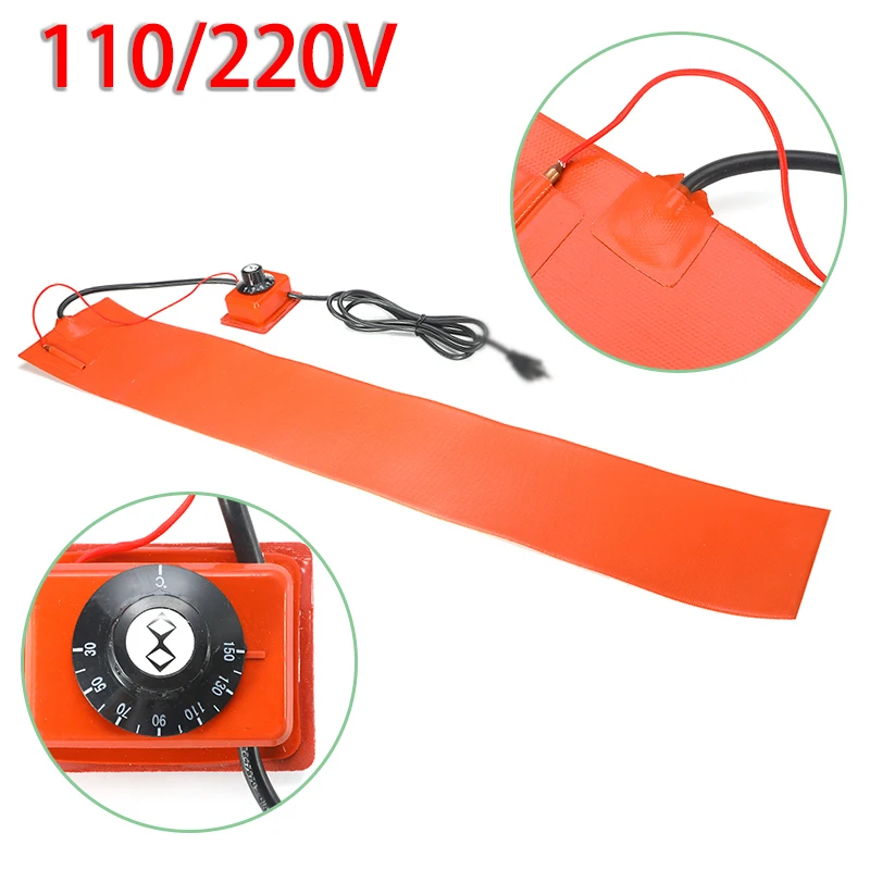 tapis-chauffant-accessoire-dispositif-thermique-a-flexion-laterale-electrique-pour-guitare-chauffage-en-silicone-orange-avec-controleur