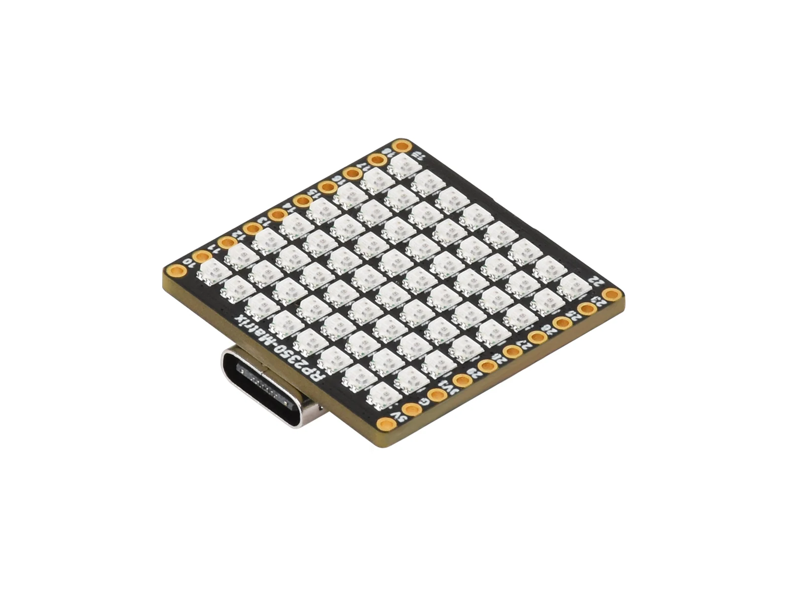 

RP2350-Matrix Microcontroller Development Board,Onboard 6-Axis Sensor And 8 × 8 RGB LED Matrix For Colorful Lighting Display
