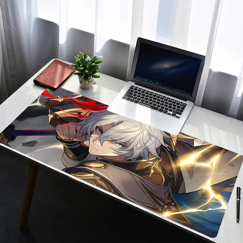 

Mouse Pad Computer Gamer PC Accessories HD Mousepad Rubber Non Slip Desk Mat Laptop Gamer Honkai Star Rail Phainon Keyboard Pad