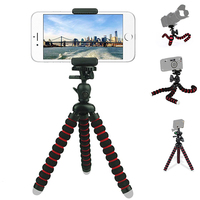 Mini Octopus Flexible Tripod with Air Level for Gopro Hero SLR Camera Stand Mount Holder for Iphone Xiaomi Android Phones