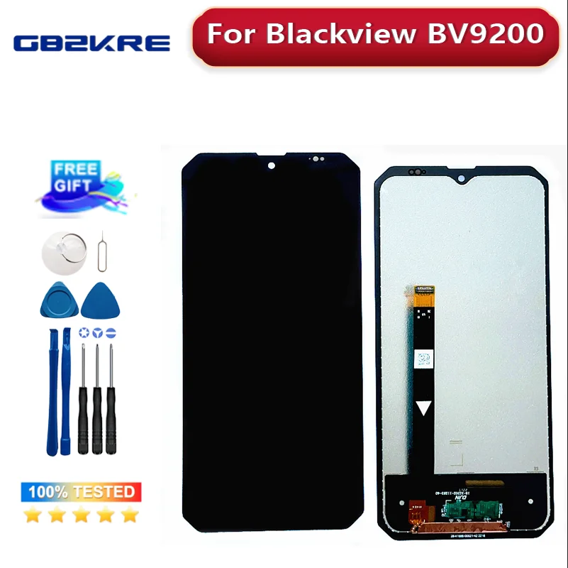 6,6 cala dla wyświetlacza LCD Blackview BV9200 i montażu Digitizera z ekranem dotykowym BV9200 wymiana ekranu części czujnika LCD