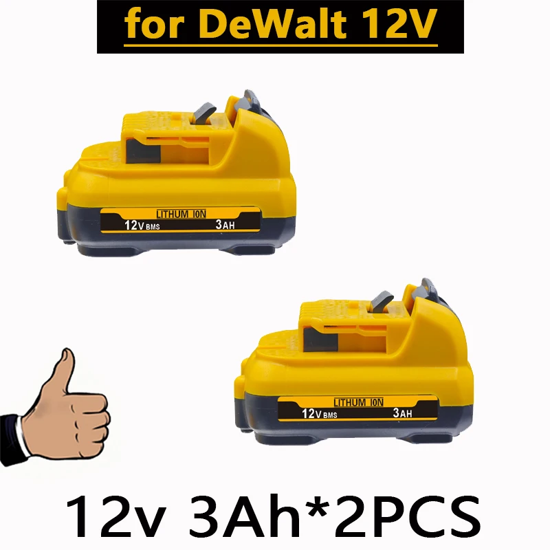 Voor DEWALT DW089LG 12V Laser Level batterij. Voor Dewalt 12V batterij DCB120 DCB124 DCD701F2 Elektrisch gereedschap/Laser Level