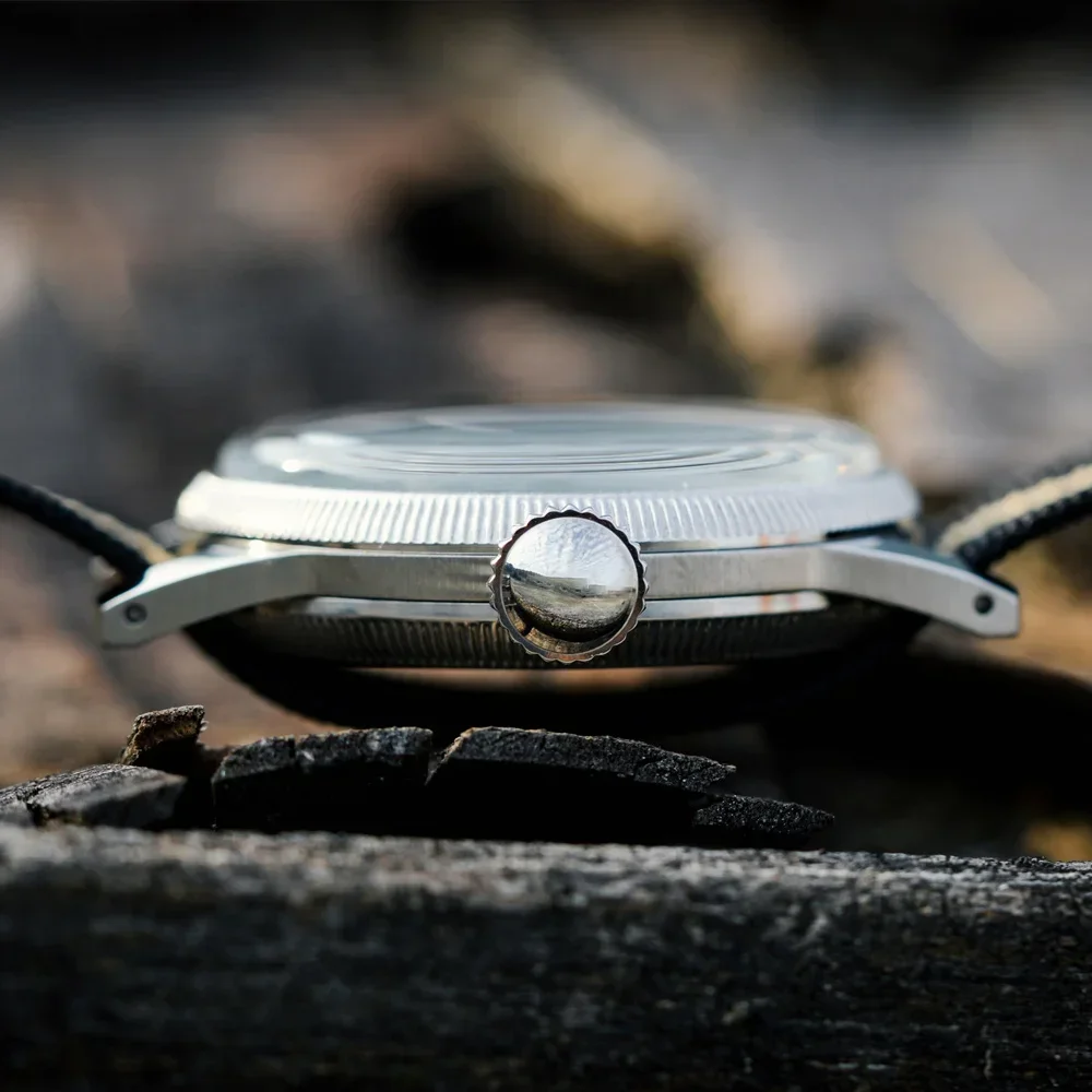 RDUNAE RA05 ساعة عسكرية ريترو 316L الفولاذ المقاوم للصدأ K1 الزجاج المعدني شخصية مضيئة الرياضة كوارتز الرجال الطيار ساعة