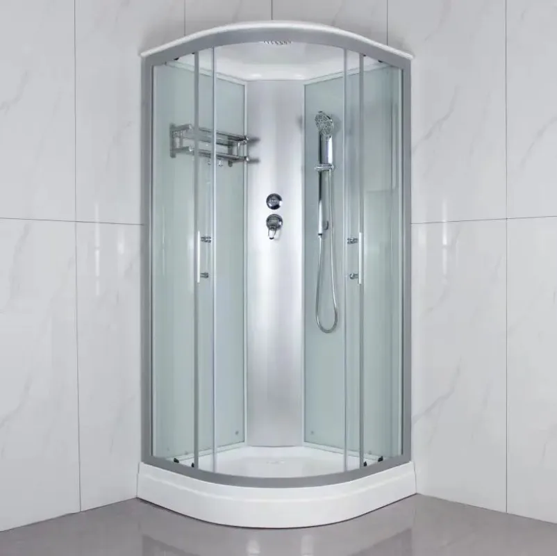 Integral shower room Integrated household bathroom Fan-shaped glass partition Bath bath bath room Tempered waterproof