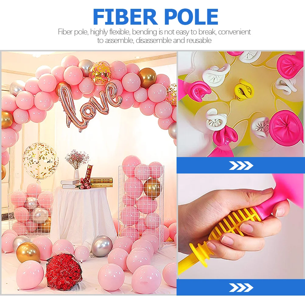 

1Set Balloon Arch Kit Fiber Rod Balloon Stand Arch for Wedding Birthday Baby Shower Anniversary Party Decorations