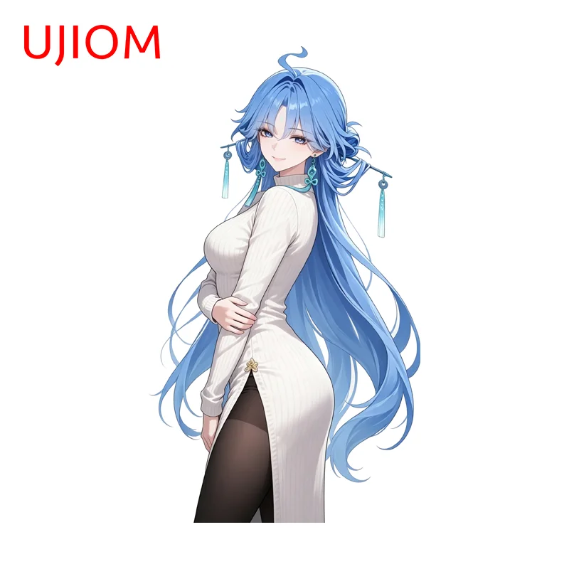 UJIOM Wuthering Waves Qingxiao Wall Sticker Climatiseur Maison Trunk Hot Selling Decal Otaku Decorating Props Light Switch Decor