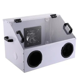 Acrylic Grinding Dust Box Portable Dust Box Metal Integrated Table Grinding  Engraving Polishing Machine Dust Proof Cover