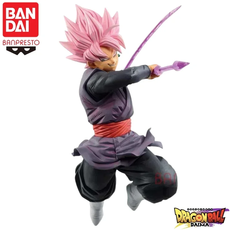 In Stock Bandai Original Banpresto Dragon Ball Gxmateria Goku Black Action Figure Model Doll Brand New Boxed Figurine view 2