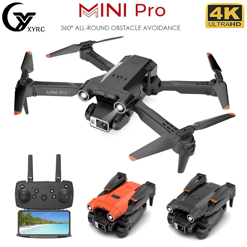 

XYRC E63 Mini Drone 4K Dual ESC Camera Four-Way Obstacle Avoidance Optical Flow Positioning Foldable RC Quadcopter Toys Gifts