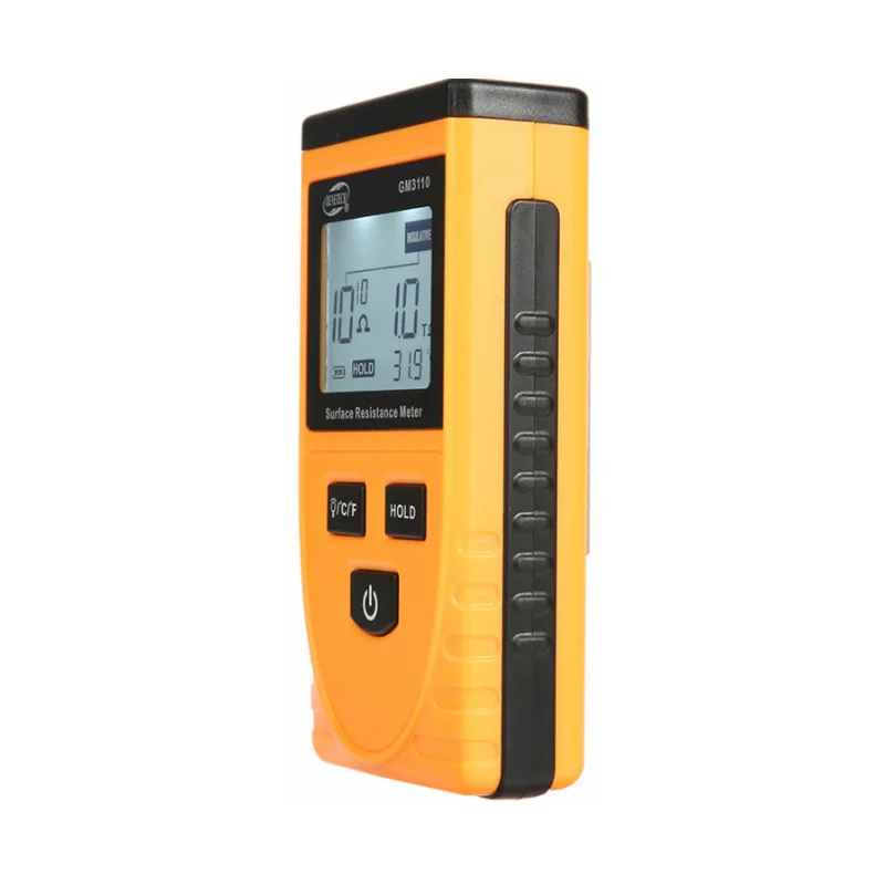 GM3110 Surface Resistance Meter Handheld Earth Resistance Meter Measuring Instrument Static Detector