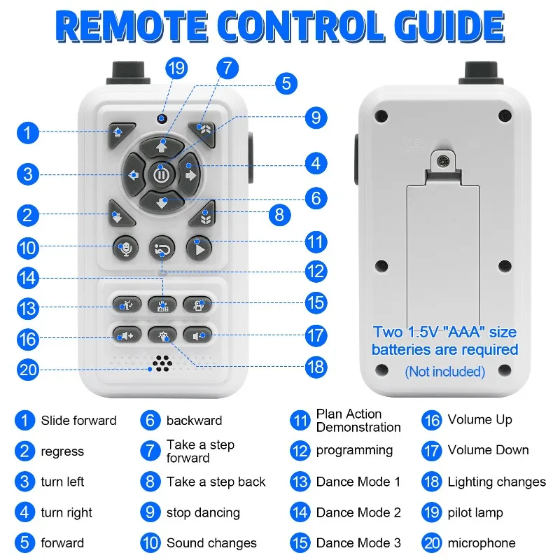 أشياء رائعة هدية مضحكة-Kawaii 18 سنتيمتر روبوت Rc ذكي الكلب ، لعبة الرقص ، روبوت الاتصال الداخلي للبرمجة ، ألعاب للأطفال ، ألعاب إلكترونية