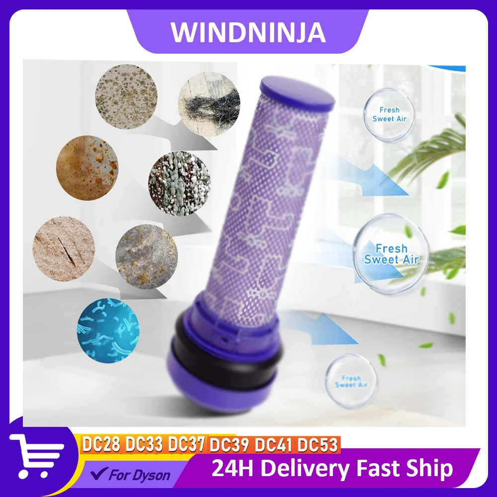 Для Dyson DC28 DC33 DC37 DC39 DC41 DC53 пылесос моющийся ствол предварительный фильтр предварительный двигатель фильтр запасные части