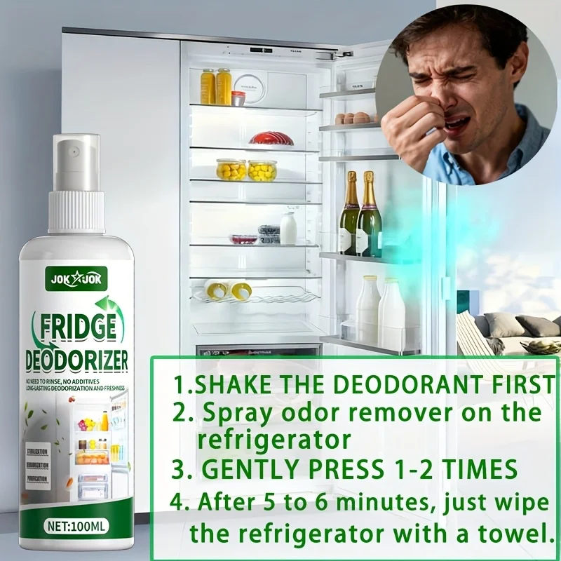 رذاذ إزالة الروائح الكريهة للثلاجة المتخصصة، يشمل إزالة الثلج لتأثير أفضل، وإزالة الروائح المتبقية بسرعة، وأساسية للمنزل في الشتاء #6